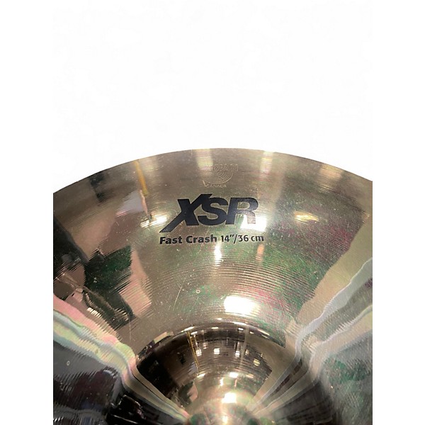 Used SABIAN 14in XSR Fast Crash Cymbal