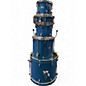 Used Ludwig 5 Piece Element Evolution Blue Sapphire Drum Kit thumbnail