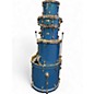 Used Ludwig 5 Piece Element Evolution Blue Sapphire Drum Kit