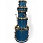 Used Ludwig 5 Piece Element Evolution Blue Sapphire Drum Kit