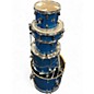 Used Ludwig 5 Piece Element Evolution Blue Sapphire Drum Kit