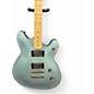 Used Squier Contemporary Active Starcaster Metallic Blue Hollow Body Electric Guitar
