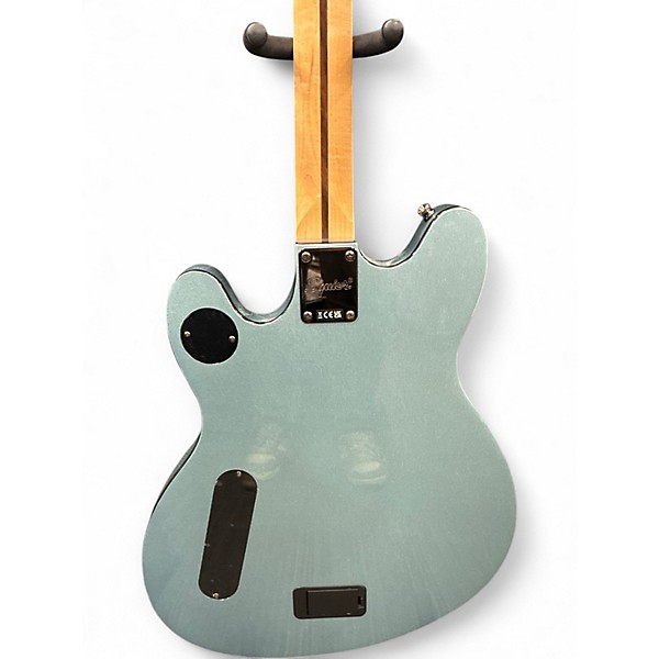 Used Squier Contemporary Active Starcaster Metallic Blue Hollow Body Electric Guitar