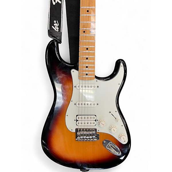 Used Fender Standard Stratocaster HSS 3 Color Sunburst Solid Body Electric Guitar