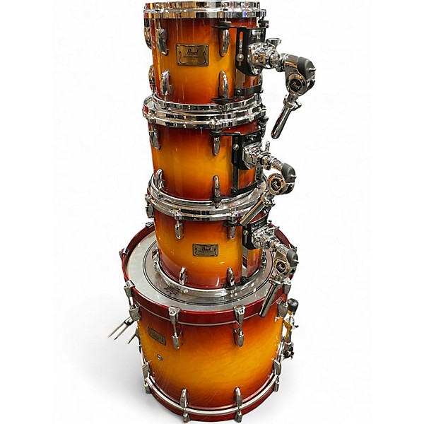 Used Pearl 4 Piece Masters Studio Cherry Sunburst Drum Kit