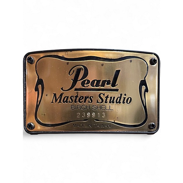 Used Pearl 4 Piece Masters Studio Cherry Sunburst Drum Kit