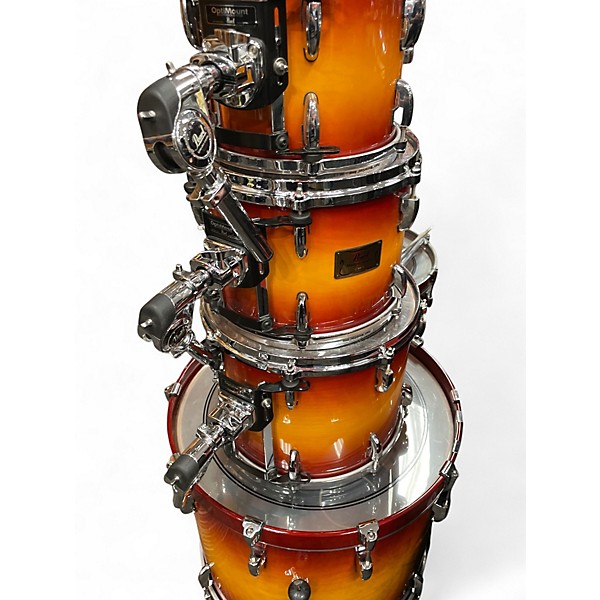 Used Pearl 4 Piece Masters Studio Cherry Sunburst Drum Kit