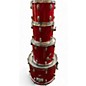 Used Ludwig 4 Piece Rocker Red Drum Kit