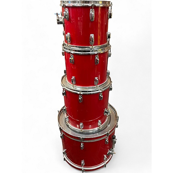 Used Ludwig 4 Piece Rocker Red Drum Kit