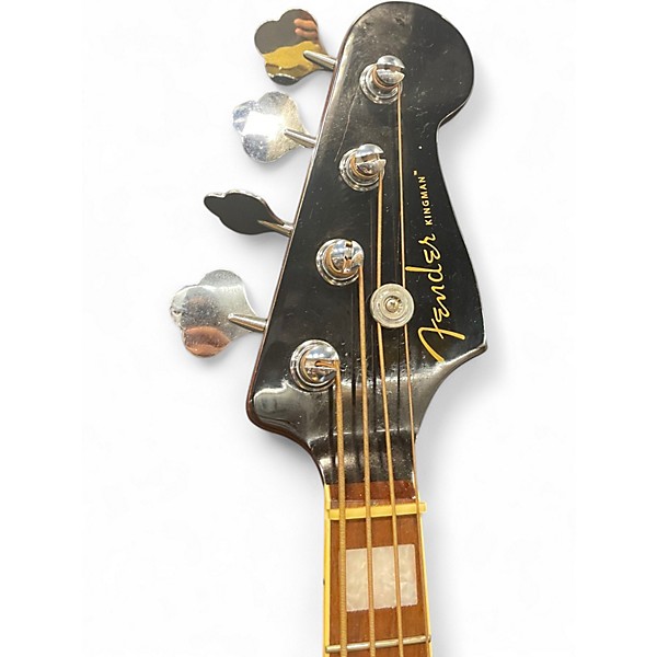 Used Fender Kingman V2 Black Acoustic Bass Guitar