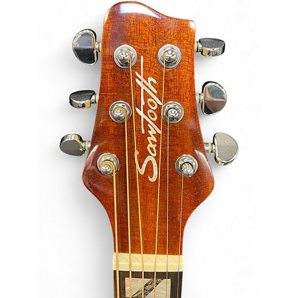 Used Sawtooth STMPLAEJC Natural Acoustic Electric Guitar