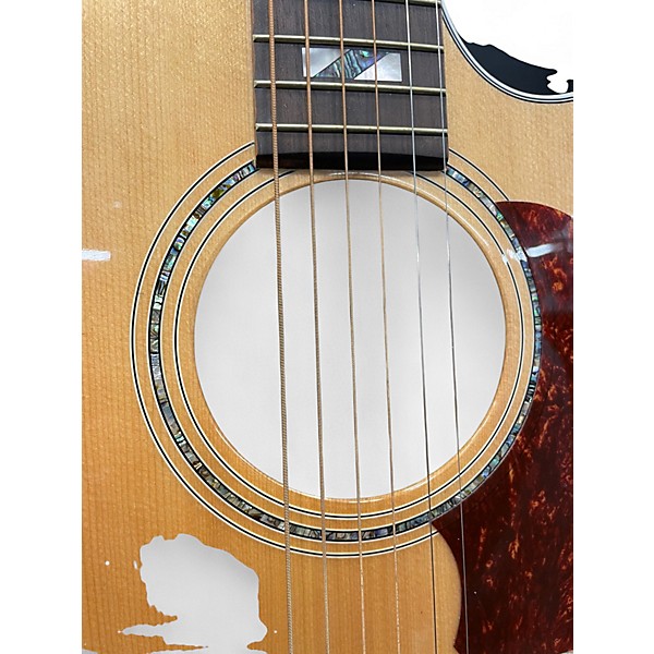 Used Sawtooth STMPLAEJC Natural Acoustic Electric Guitar