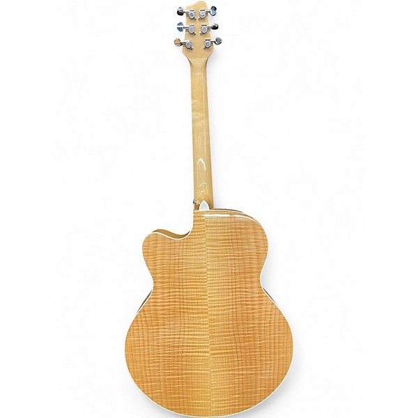 Used Sawtooth STMPLAEJC Natural Acoustic Electric Guitar
