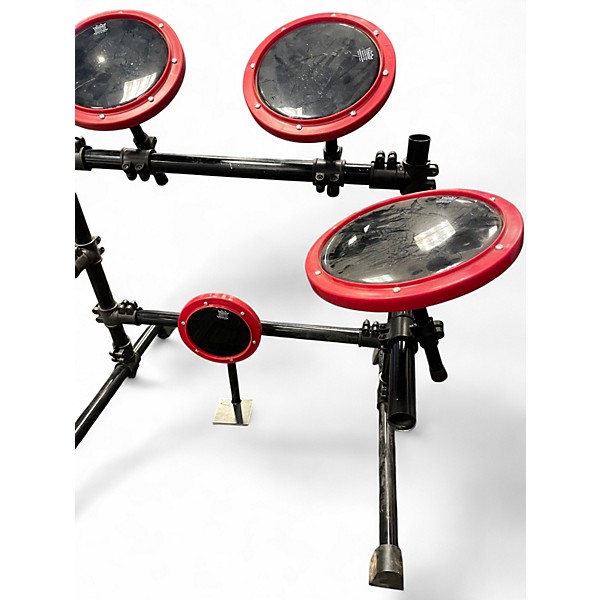 Used Remo 8in 5-Piece Practice Pad Set Red Drum