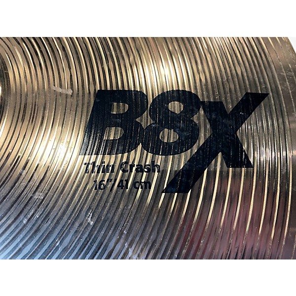 Used SABIAN 16in B8X Thin Crash Cymbal