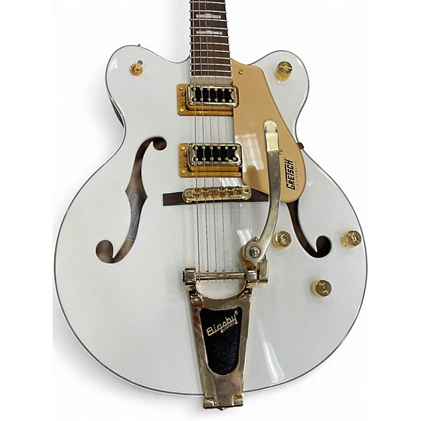 Used Gretsch Guitars G5422TG Electromatic Classic Snow White Hollow Body Electric Guitar