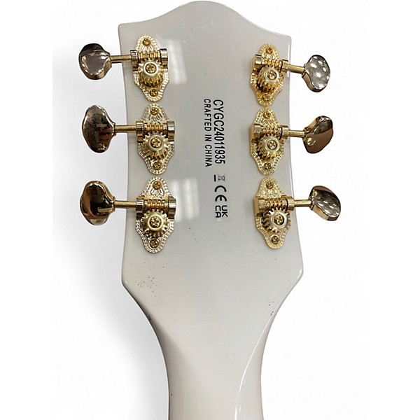 Used Gretsch Guitars G5422TG Electromatic Classic Snow White Hollow Body Electric Guitar