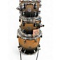Used PDP by DW 4 Piece CONCEPT MAPLE Tobacco Burst Drum Kit