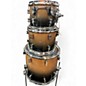 Used PDP by DW 4 Piece CONCEPT MAPLE Tobacco Burst Drum Kit