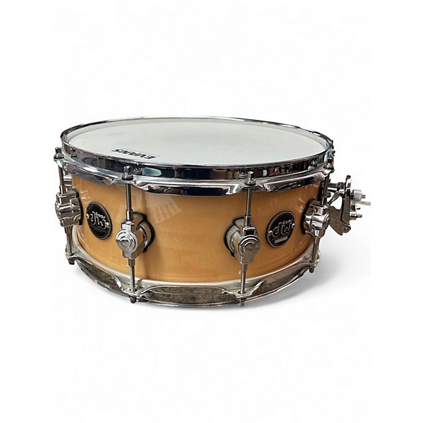 Used DW 5.5X14 Performance Series Snare Natural Drum