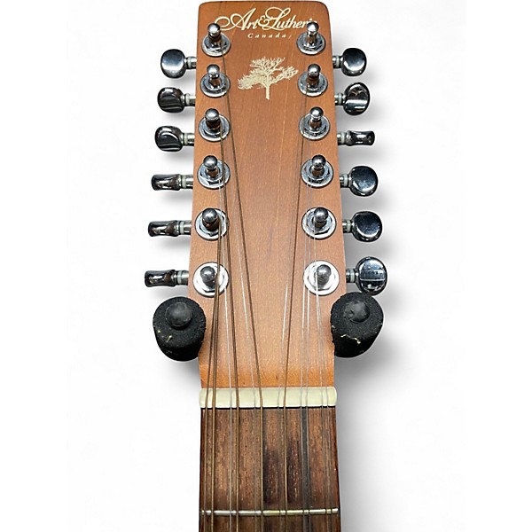 Used Art & Lutherie Wild Cherry 12-String Vintage Natural 12 String Acoustic Electric Guitar