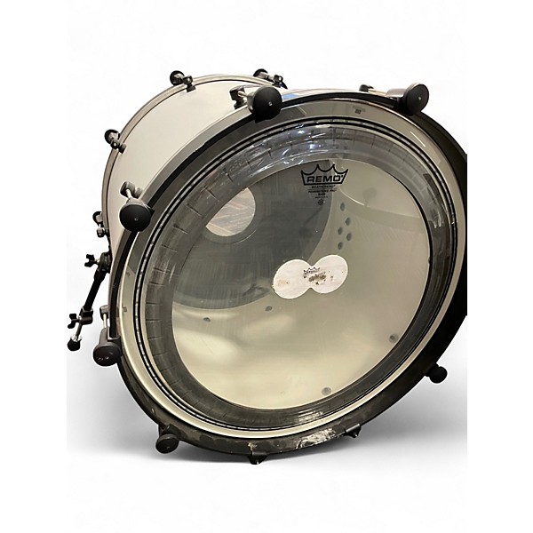 Used Trick 5 Piece RPM Vented Aluminum White Drum Kit