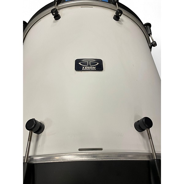 Used Trick 5 Piece RPM Vented Aluminum White Drum Kit