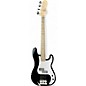 Used Squier Mini Precision Black Electric Bass Guitar thumbnail