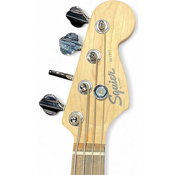 Used Squier Mini Precision Black Electric Bass Guitar