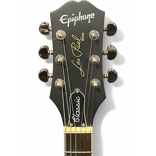 Used Epiphone Les Paul Classic Metallic Gold Solid Body Electric Guitar