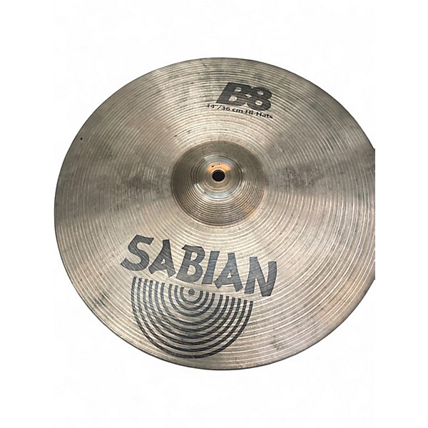 Used SABIAN 14in B8 Hi Hat Pair Cymbal