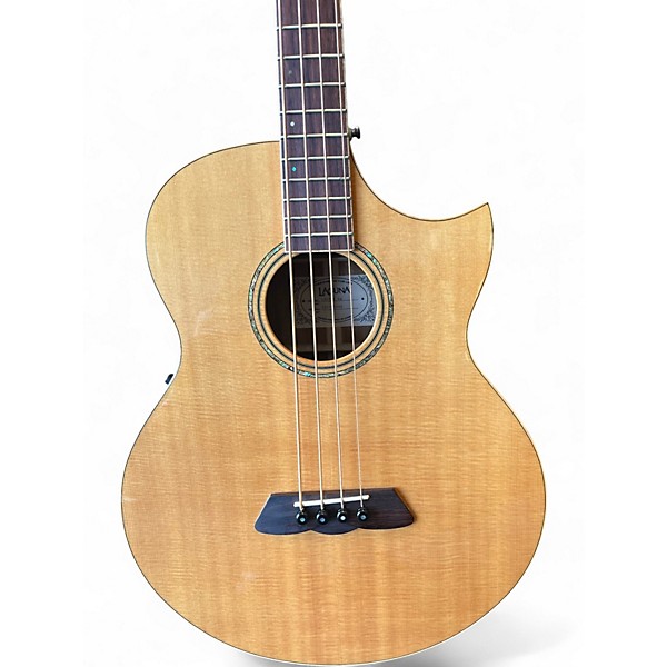 Used Laguna LAB7CE Natural Acoustic Bass Guitar