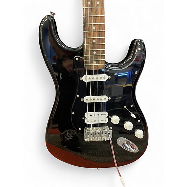 Used Squier Affinity Stratocaster Black Solid Body Electric Guitar