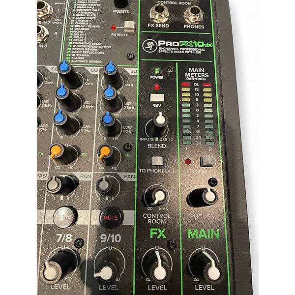 Used Mackie PROFX10 Unpowered Mixer