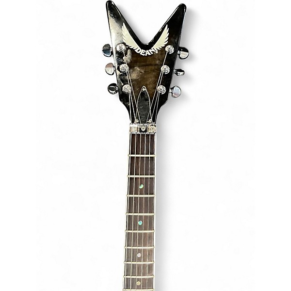 Used Dean V-79 Black Solid Body Electric Guitar