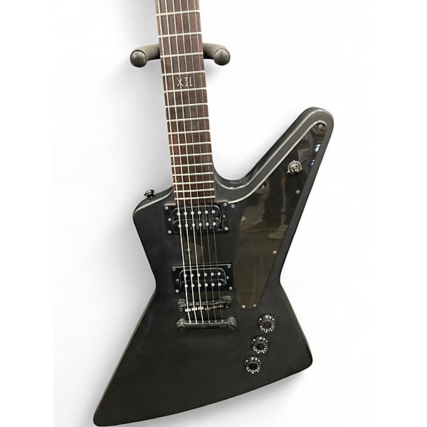 Used Epiphone Explorer Black Solid Body Electric Guitar