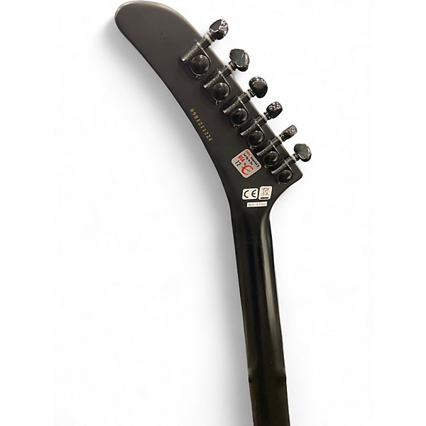 Used Epiphone Explorer Black Solid Body Electric Guitar