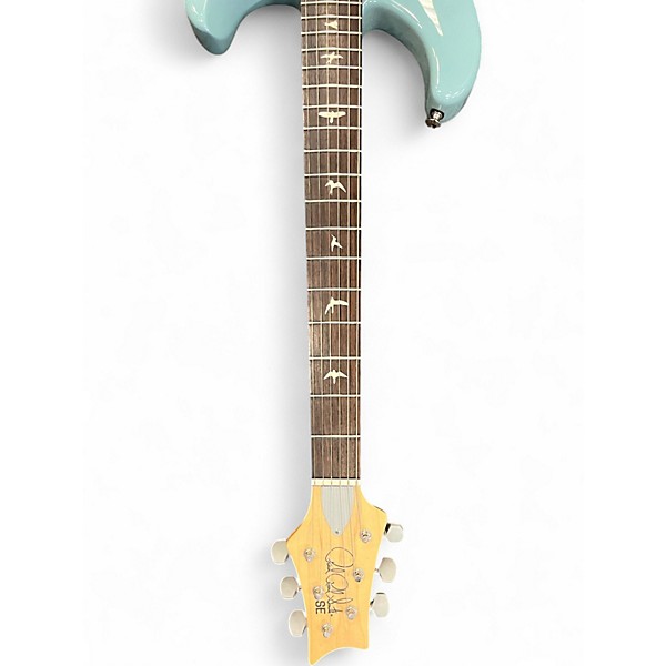 Used PRS SE Silver Sky Blue Solid Body Electric Guitar