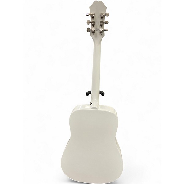 Used Epiphone Dove Pro Alpine White Acoustic Electric Guitar