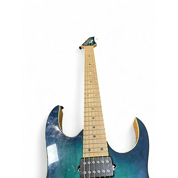 Used Ibanez RG652AMH PRESTIGE Blue Solid Body Electric Guitar