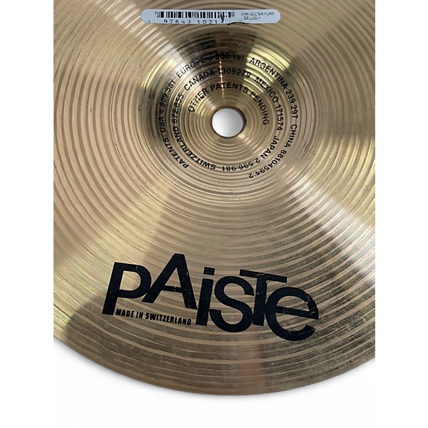 Used Paiste 8in Signature Splash Cymbal