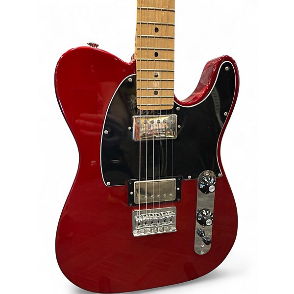 Used Fender Blacktop Telecaster HH Candy Apple Red Solid Body Electric Guitar