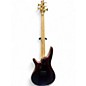 Used Ibanez SR305 5 String Purple Electric Bass Guitar