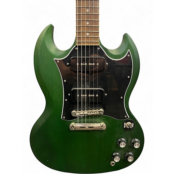 Used Epiphone sg classic Green Solid Body Electric Guitar