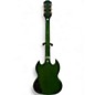 Used Epiphone sg classic Green Solid Body Electric Guitar