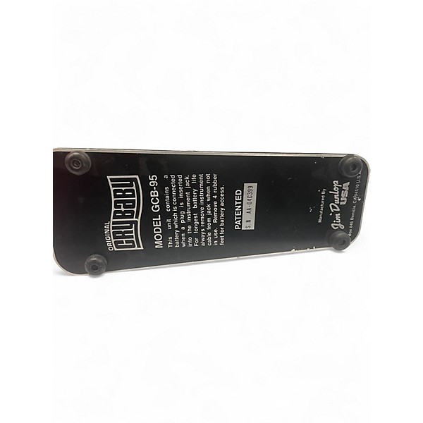 Used Dunlop GCB95 Original Crybaby Wah Effect Pedal