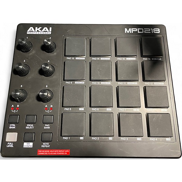 Used Akai Professional MPD218 MIDI Controller