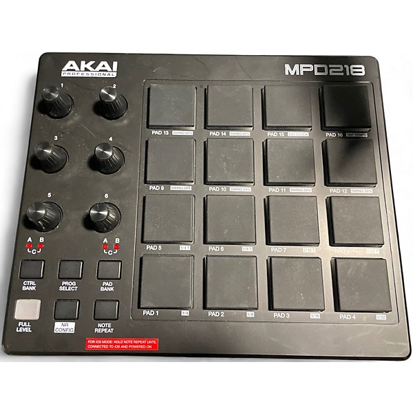 Used Akai Professional MPD218 MIDI Controller