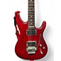 Used Ibanez JS100 Joe Satriani Signature Trans Red Solid Body Electric Guitar