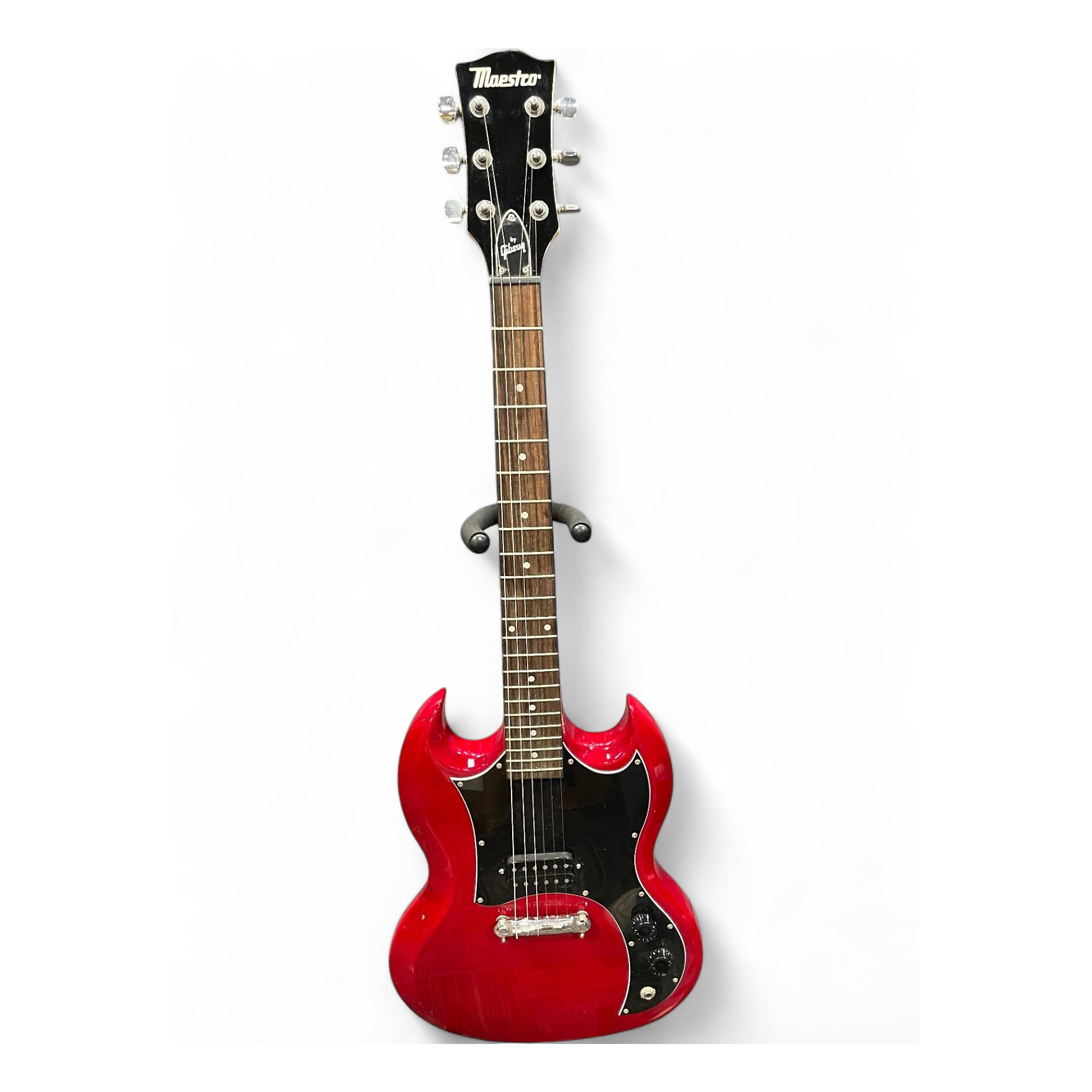 Used Maestro SG JUNIOR Cherry Solid Body Electric Guitar Cherry